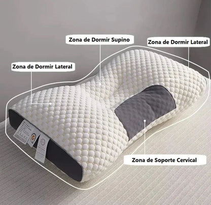2x1 CerviComfort™ | Almohada Cervical Ergonomica Premium
